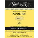 Fusible Knit Stay Tape .5in Extremely Fine White43
