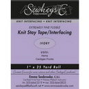 Fusible Knit Stay Tape 1in Extremely Fine Ivory 81