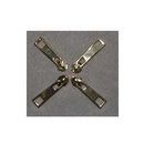 Metal Zipper Pulls 4ct- Gold