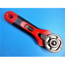Rotary Cutter 45mm Soft Grip Straight Handle Red
