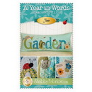 Year In Words Pillow June Garden Pattern