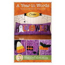 Year In Words Pillow October Halloween Pattern
