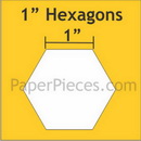 Hexagon 1in 1200 Bulk