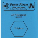 Hexagon 3/4in 125pcs