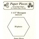 Hexagon 1-1/2in 50 Pcs