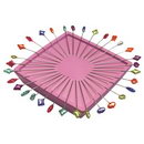 Zirkel Magnetic Pin Hlder Pink