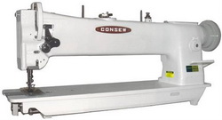 Consew 206RBL-18 Triple Feed, Heavy Duty, Single Needle with Table and Servo Motor