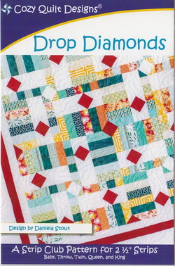 Cozy Quilt Designs - Drop Diamonds Quilt Fabric Kit