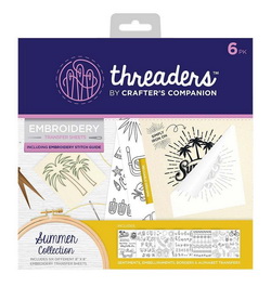 Threaders Embroidery Transfer Sheets - Summer
