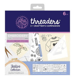 Threaders Embroidery Transfer Sheets - Festive