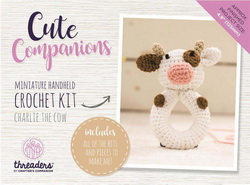 Threaders Cute Companions Crochet Kit - Charlie the Cow Miniature Handheld