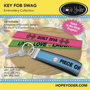 Key Fob Swag Emboidery Cd - Designs By Hope Yoder