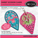 Sweet Scissor Case Embroidery Cd - Designs By Hope Yoder