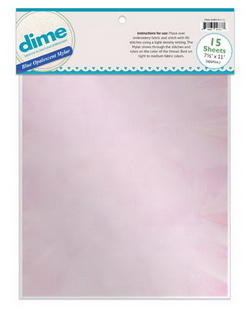 Dime Blue Opalescent Mylar 7.5  inch x 11  inch - 15 Sheet Pack