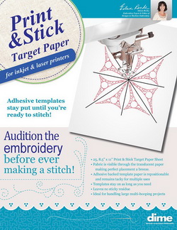 DIME - Print and Stick Target Paper - 25 sheets