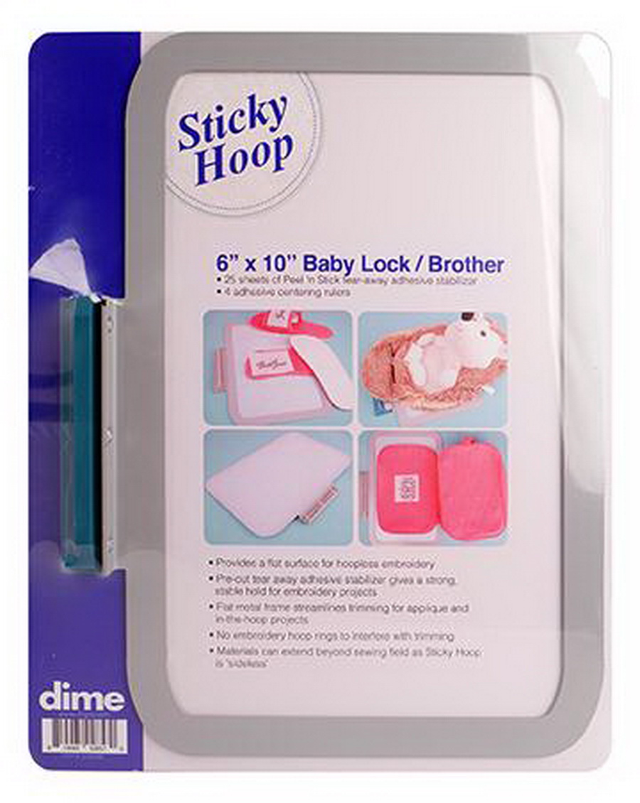 DIME Sticky Hoop for Brother and Baby Lock Hoops 6" x 10" (SH00A8S)