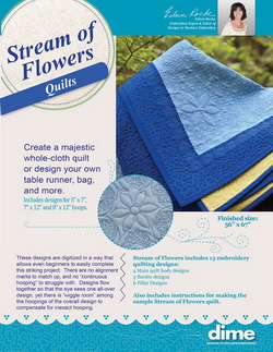 DIME - shortE Stream of Flowers Quilts