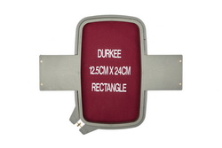 Durkee 12.5CM x 24CM (5  inch x 9  inch) Rectangle Traditional Embroidery Hoop - Compatible with Many Machines