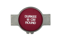 Durkee 18CM (6.5 in) Round Traditional Embroidery Hoop - Compatible with Many Machines