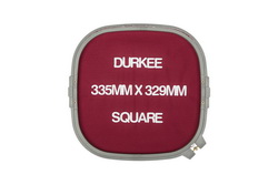Durkee 335MM x 329MM (12  inch x 12  inch) Square Traditional Embroidery Hoop - Compatible with Many Machines