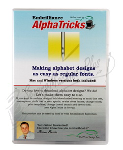 Embrilliance AlphaTricks Embroidery Software for Mac and PC (AT10)