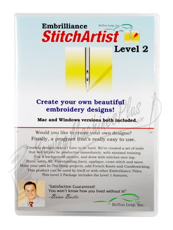 Embrilliance StitchArtist Level 2 Embroidery Design Software for Mac and PC  (SA210)