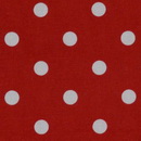 Printed Tea Towel Polka Dot Bright Red 6pc