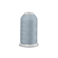 Exquisite Polyester Embroidery Thread - 107 Light Silver 1000M Spool