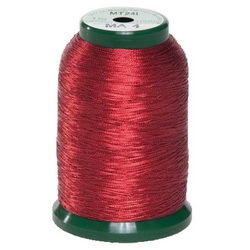 Exquisite Metallic Thread - A470004 Red MA4 1000M Spool