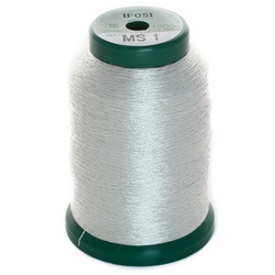 Exquisite Metallic Thread - A470031 Silver MS1 1000M Spool