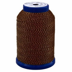Exquisite Snazzy Lok Serger Thread - A760514 Brown 1000M Spool