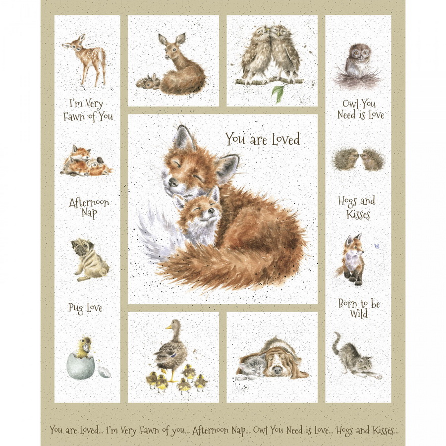 Love is... Fabric Quilt Kit