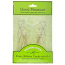 Good Measure Low Shank Every Ribbon Candy Quilting Template Ruler 4 PC Set