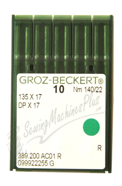 Groz-Beckert  Industrial Needles DPx17, 135X17 #22 10pk.