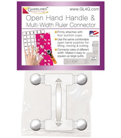 Guidelines 4 Quilting Open Hand Handle and Multi-Width Ruler Connector