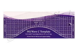 Handi Quilter Wave C 8 inch Ruler - HQ00610