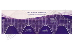 Handi Quilter Wave E 6 inchand3 inch  Ruler - HQ00612