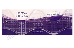 Handi Quilter Wave F  4 inch Ruler - HQ00613