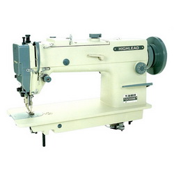 Highlead GC0398-1 Industrial Lockstitch Sewing Machine with Assembled Table and Servo Motor