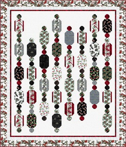 Hoffman Fabrics - Winter Garland Fabric Quilt Kit
