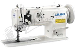 Juki LU-1560N 2 Needle Unison Feed Lockstitch Machine w/ Table and Motor