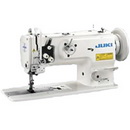 Juki Lu-1560n 2 Needle Unison Feed Lockstitch Machine W/ Table & Motor