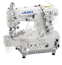 Juki MF-7923 - 3 Needle Coverstitch Industrial Machine, Cylinder Bed w/ Table and Motor