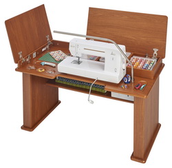 Koala Studios Sewing Station Cabinet (Available in Teak or White)