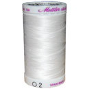 Silk Finish Cotton 50wt, 547 yards-Color-2000-White