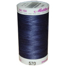 Silk Finish Cotton 50wt, 547 yards-Color-0570-True Navy