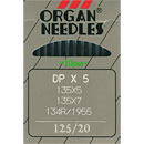 Organ Industrial Needles System DPx5 135x5 and 135x7 - 10pk Size 125/20
