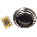 Handy Helpers 4in. Magnetic Pin Bowl w/ Pins