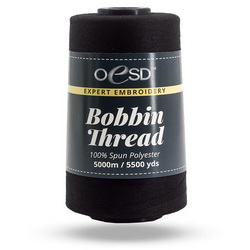 OESD Bobbin Thread Black 60wt 5500 yards