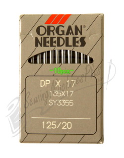 Organ Industrial Needles DBx17, 135X17 #20 10pk.